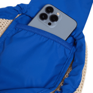 Net.Zero Mesh Bag - Cobalt - Recycled Ocean Plastic Bag - Image 5