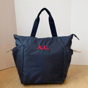 Ripple Tote Bag - Stingray Black - Recycled Nylon Zippered Tote - Image 11