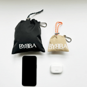 Urchin Mini Pouch 4x4 - Sand Dune - Recycled Plastic Zippered Pouch - Image 3