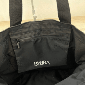 Ripple Tote Bag - Stingray Black - Recycled Nylon Zippered Tote - Image 9