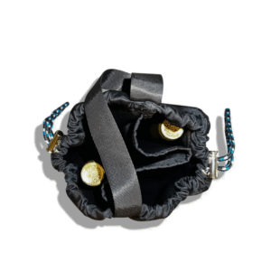 Ripple Duo Pocket Bag - Stingray Black - Recycled Nylon Shoe & Wine Bag - Image 5