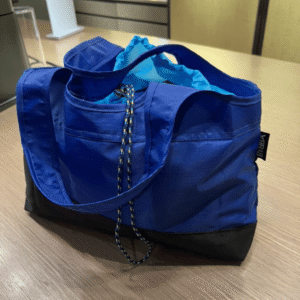 Little Sur Tote - Ultra Marine - Recycled Nylon Water-Resistant Bag - Image 10