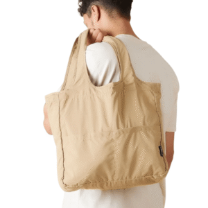 Balos Convertible Tote - Sand Dune - Recycled Plastic Reusable Bag - Image 7