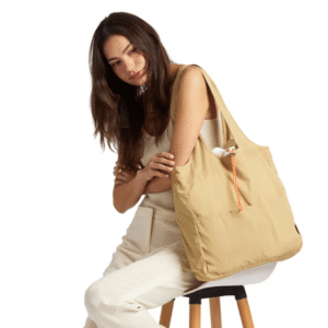 Balos Convertible Tote - Sand Dune - Recycled Plastic Reusable Bag - Image 8