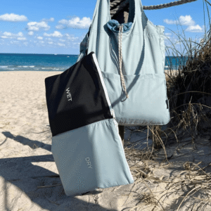 Double Take Wet/Dry Pouch - Recycled Plastic Travel Organizer - Image 4