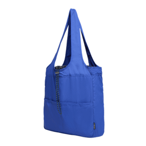 Balos Convertible Tote - Cobalt Wave - Recycled Plastic Reusable Bag - Image 3