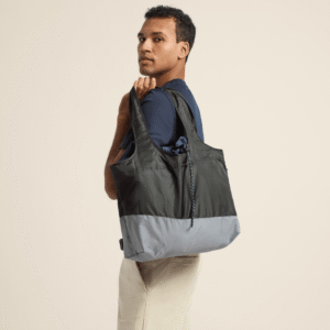 Big Sur Horizontal Tote - Stingray - Recycled Plastic Foldable Bag - Image 5