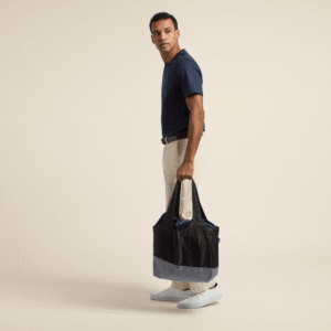 Big Sur Horizontal Tote - Stingray - Recycled Plastic Foldable Bag - Image 3