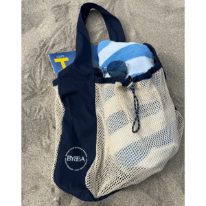 Net.Zero Mesh Bag - Navy - Recycled Ocean Plastic Bag - Image 5