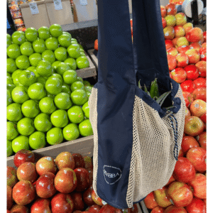 Net.Zero Mesh Bag - Navy - Recycled Ocean Plastic Bag - Image 7