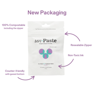 Unpaste Tooth Tabs - Zero Waste Toothpaste - With OR Without Fluoride. Vegan. Compostable - Image 7