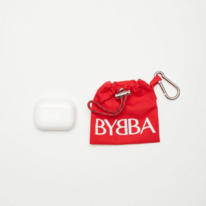 Urchin Mini Pouch 4x4 - Red Coral - Recycled Plastic Zippered Pouch - Image 3