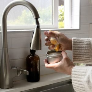 Organic Dish Soap Bar - Solid Dish Soap. Plastic Free. Vegan. 7.5oz - Image 4