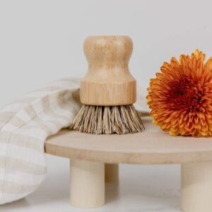 Pot Scrubber - Eco Friendly Scrub Brush. Bamboo. Plastic Free. Compostable
