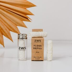 Silk Floss - Zero Waste Dental Floss. 30m. Biodegradable. Refillable